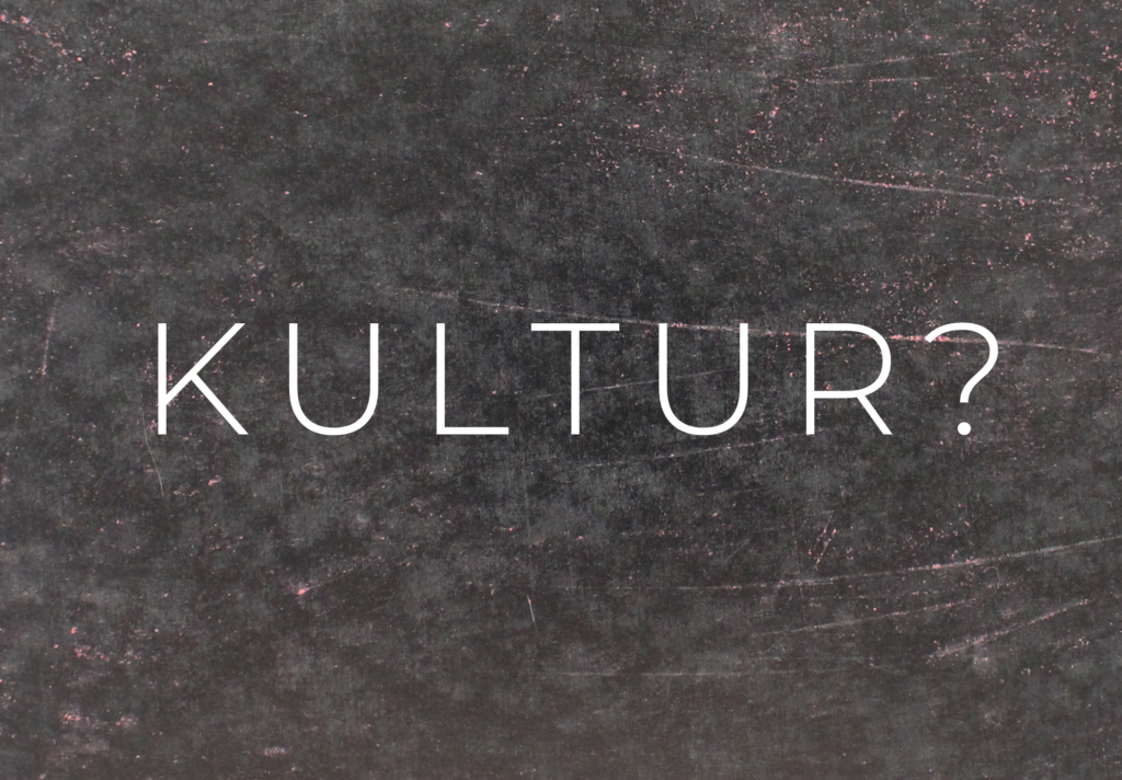 Kultur und die ewige Suche danach